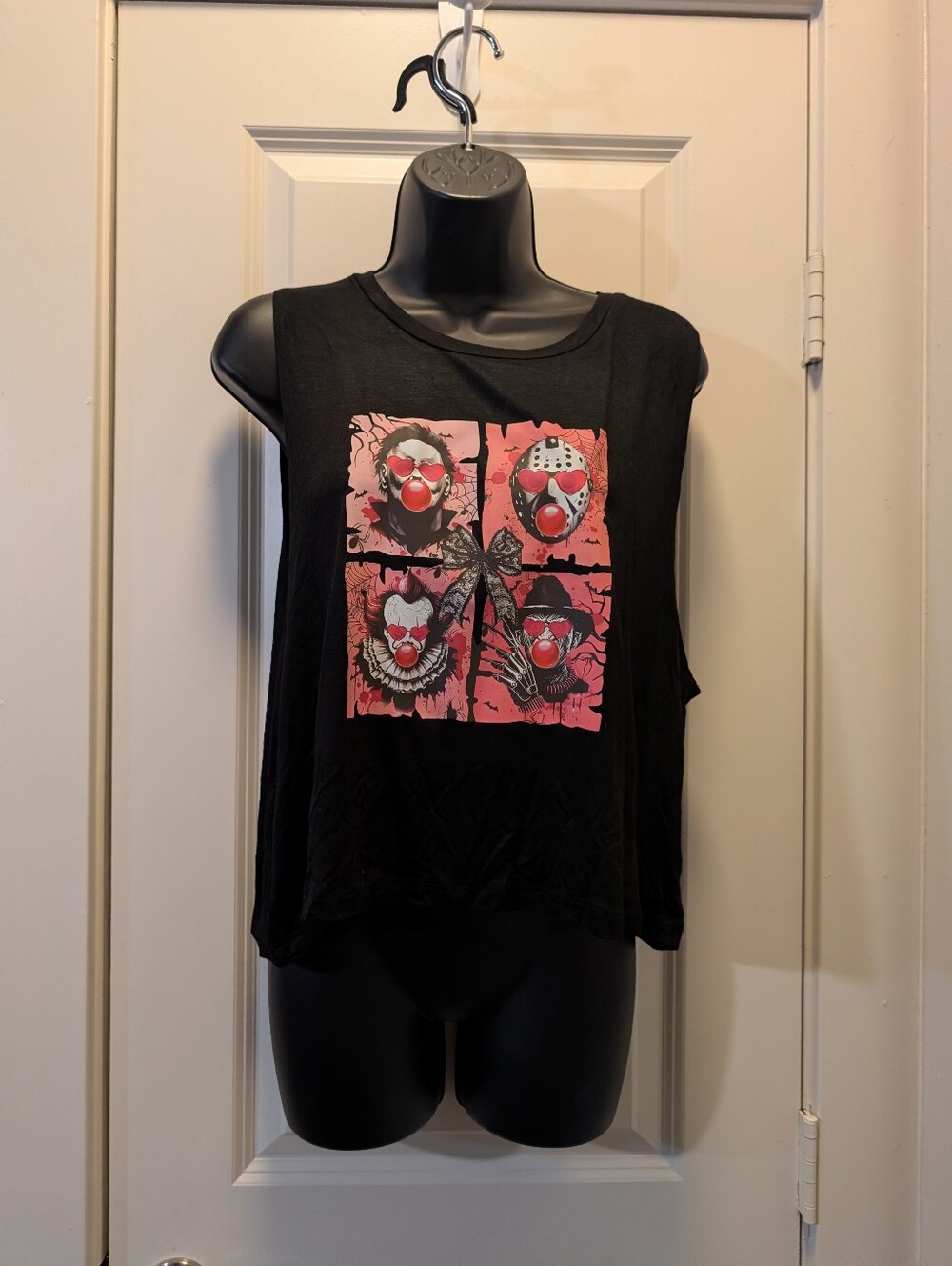 Pink Classic Killers Handmade Cropped Tank